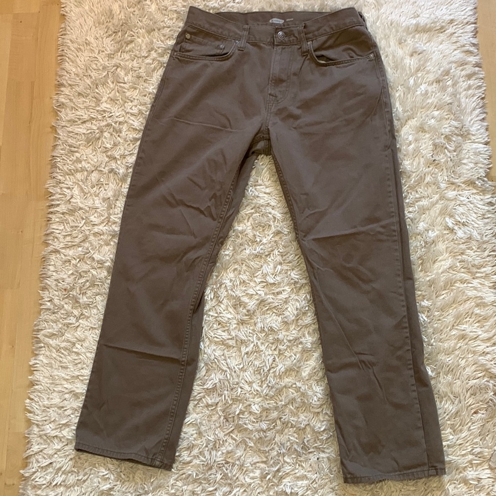 Mens taupe jeans